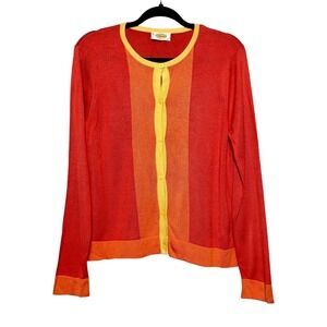 Talbots Dopamine Preppy Cardigan Womens Size M Ivy League Cheerful‎ Classics